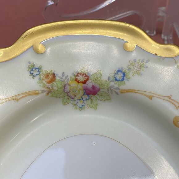 Empress China Floral Gold Trim Oval Platter 12" X 8.5" Hand-painted Japan Vtg - Picture 7 of 8